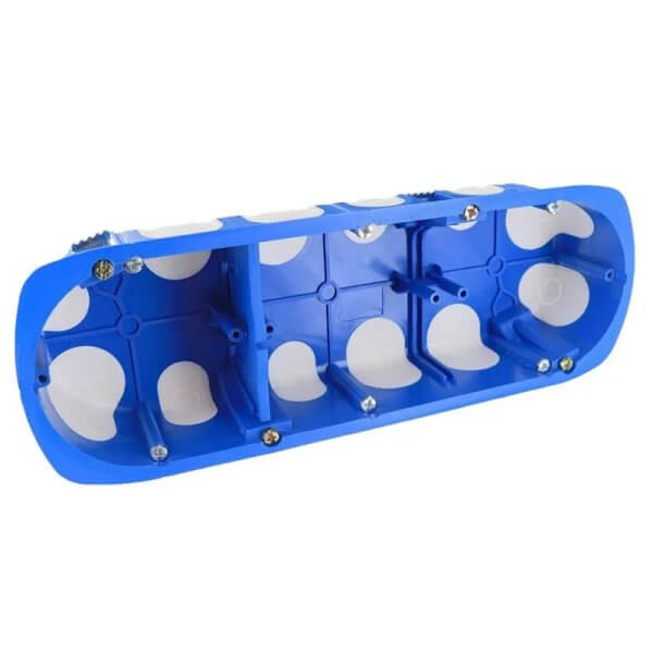 Boîte d’encastrement triple No Air 3 postes – Ø67 mm – P40 mm